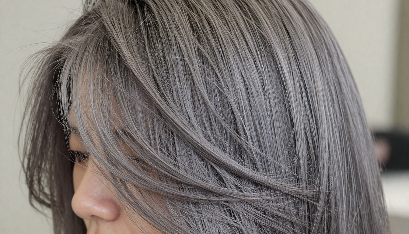 Transitioning to Grey Hair with Highlights