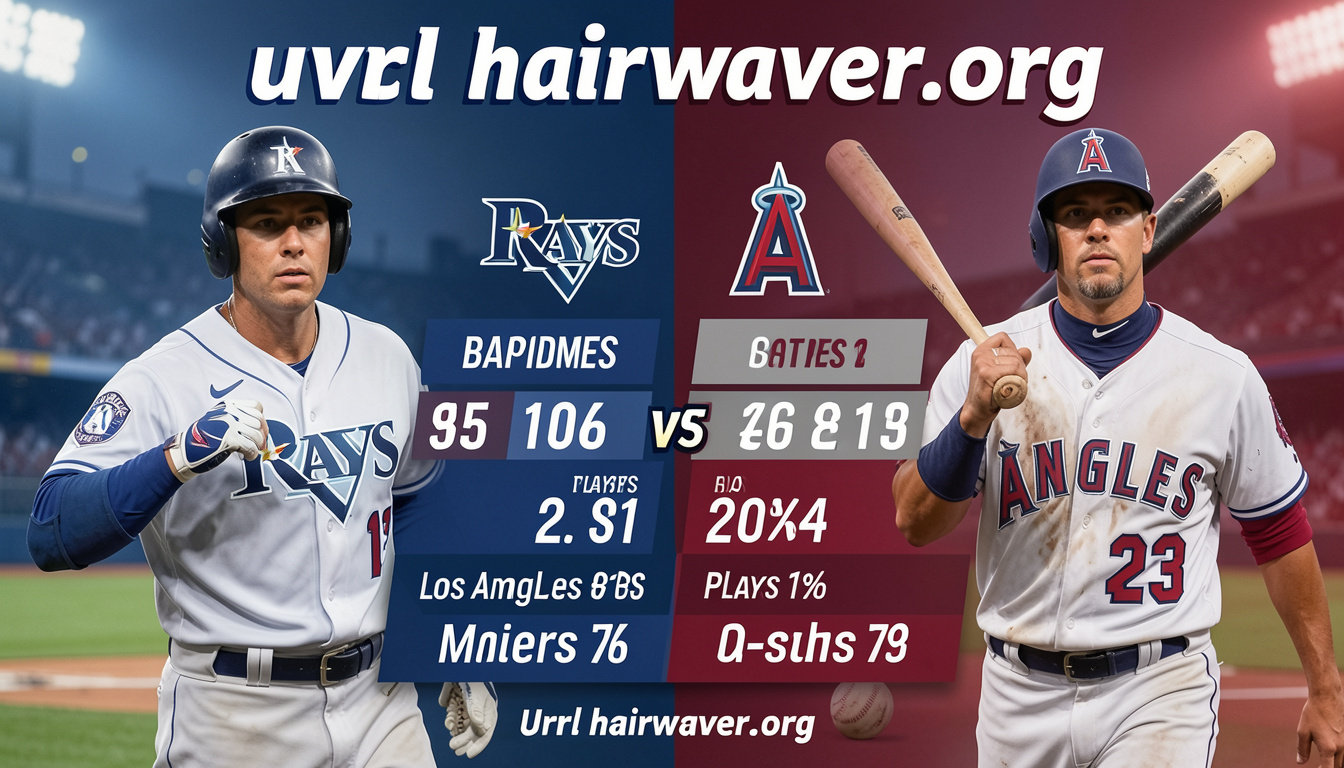 Tampa Bay Rays vs Los Angeles Angels Match Player Stats