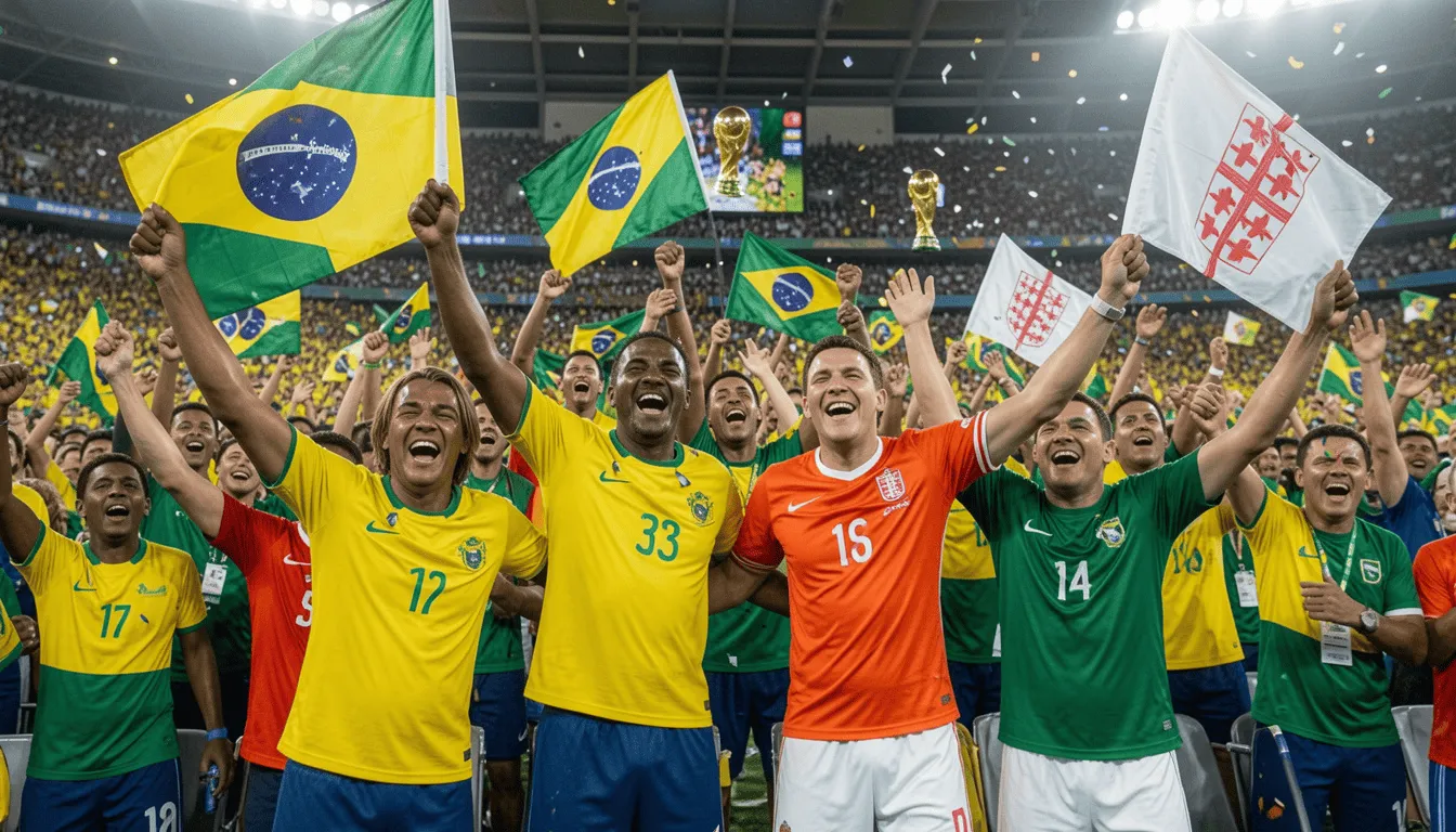 Brazil and England Lead World Cup Fan Popularity Rankings