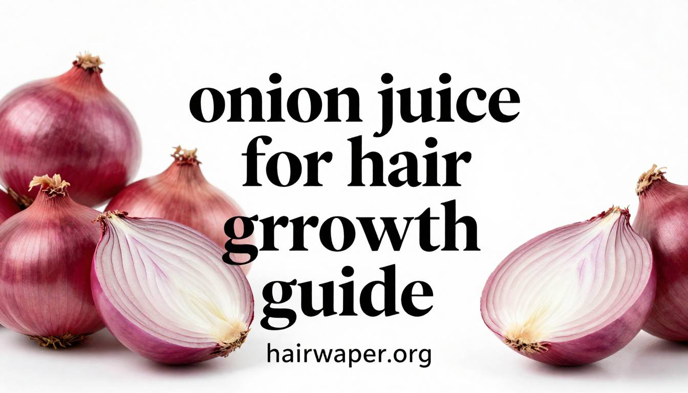 onion juice for hair growth guide