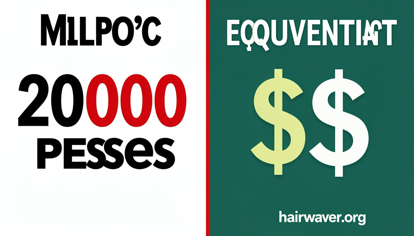 20000 Pesos to Dollars