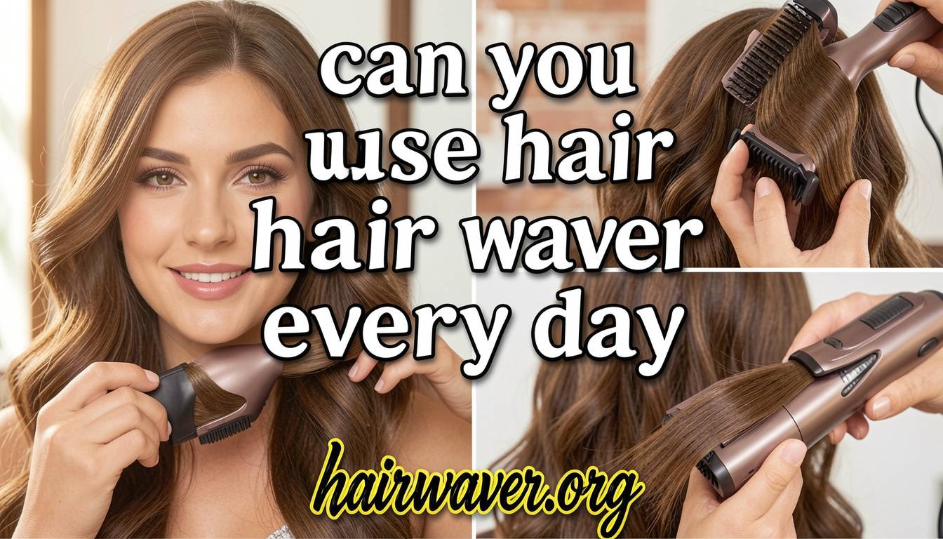 can you use hair waver every day