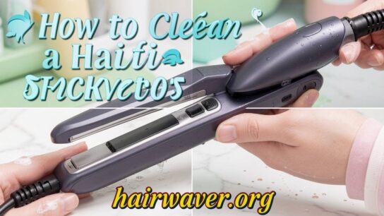 how to clean a hair straightener