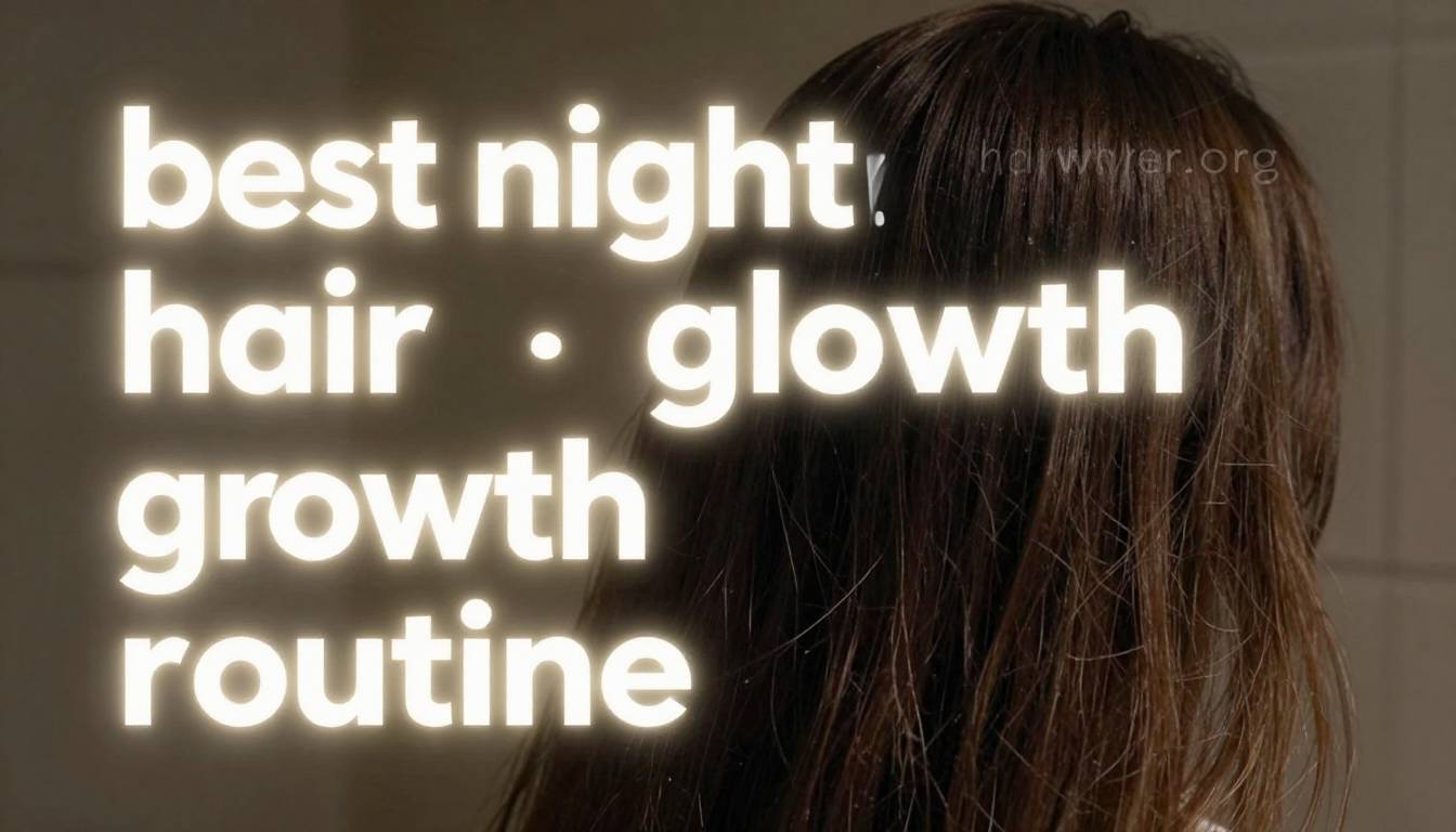 best nighttime hair growth routine