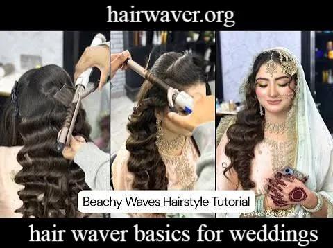 hair waver basics for weddings