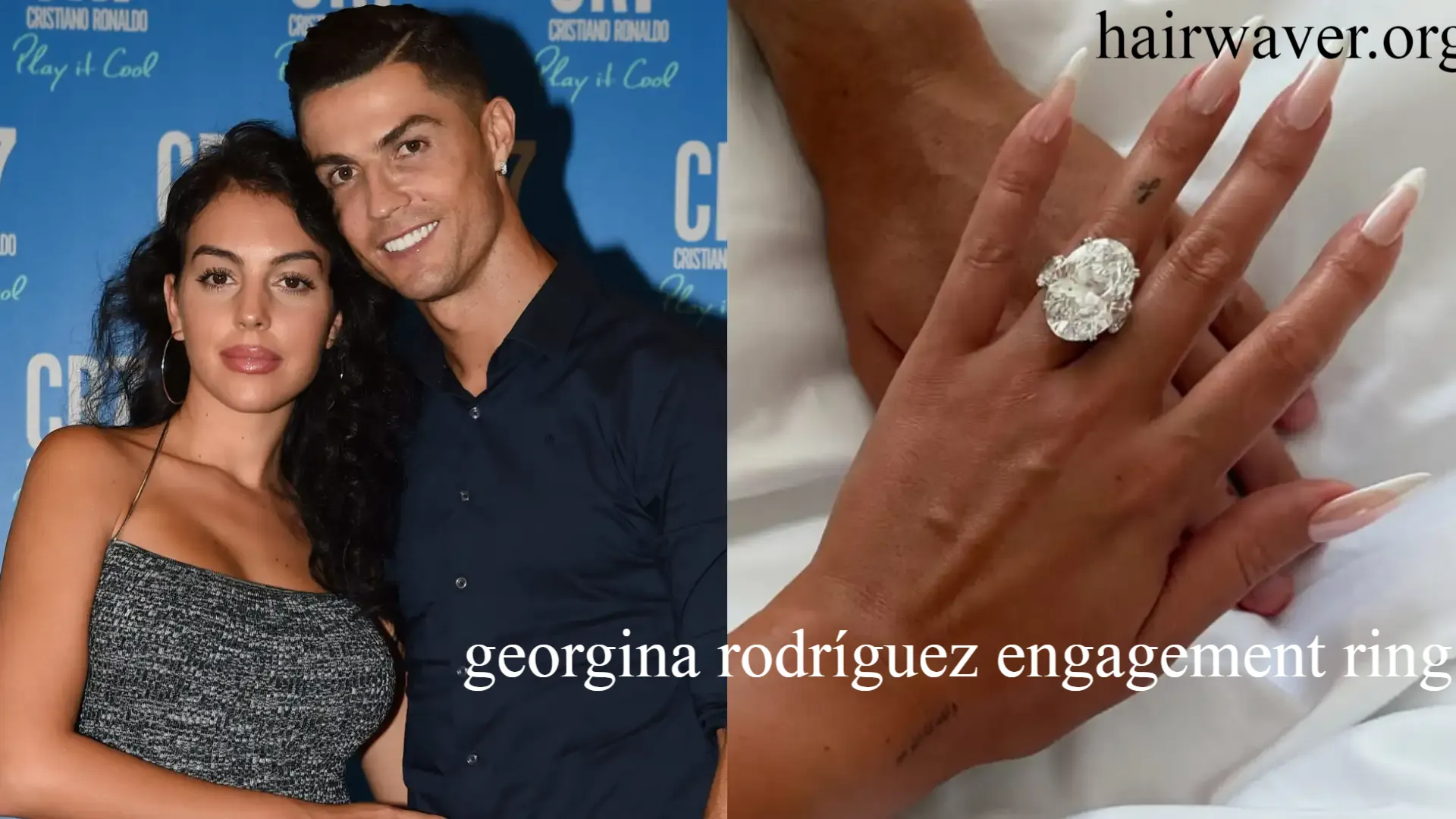 georgina rodríguez engagement ring