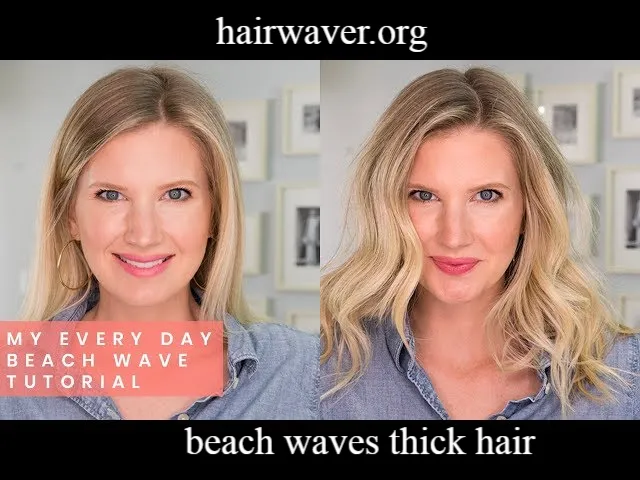 beach waves thick hair