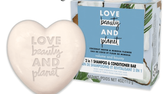 Love Beauty and Planet shampoo and conditioner